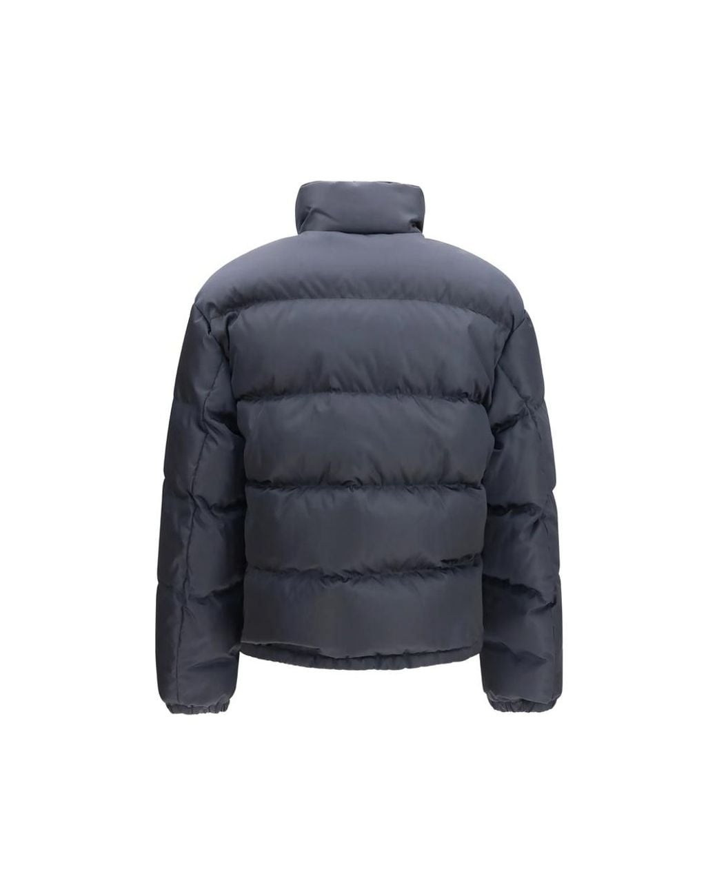 Prada Blue Prada Padded High-Neck Down Jacket for men