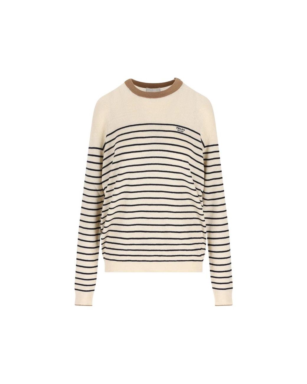 Prada White Neutrals Sweaters & Knitwear for men