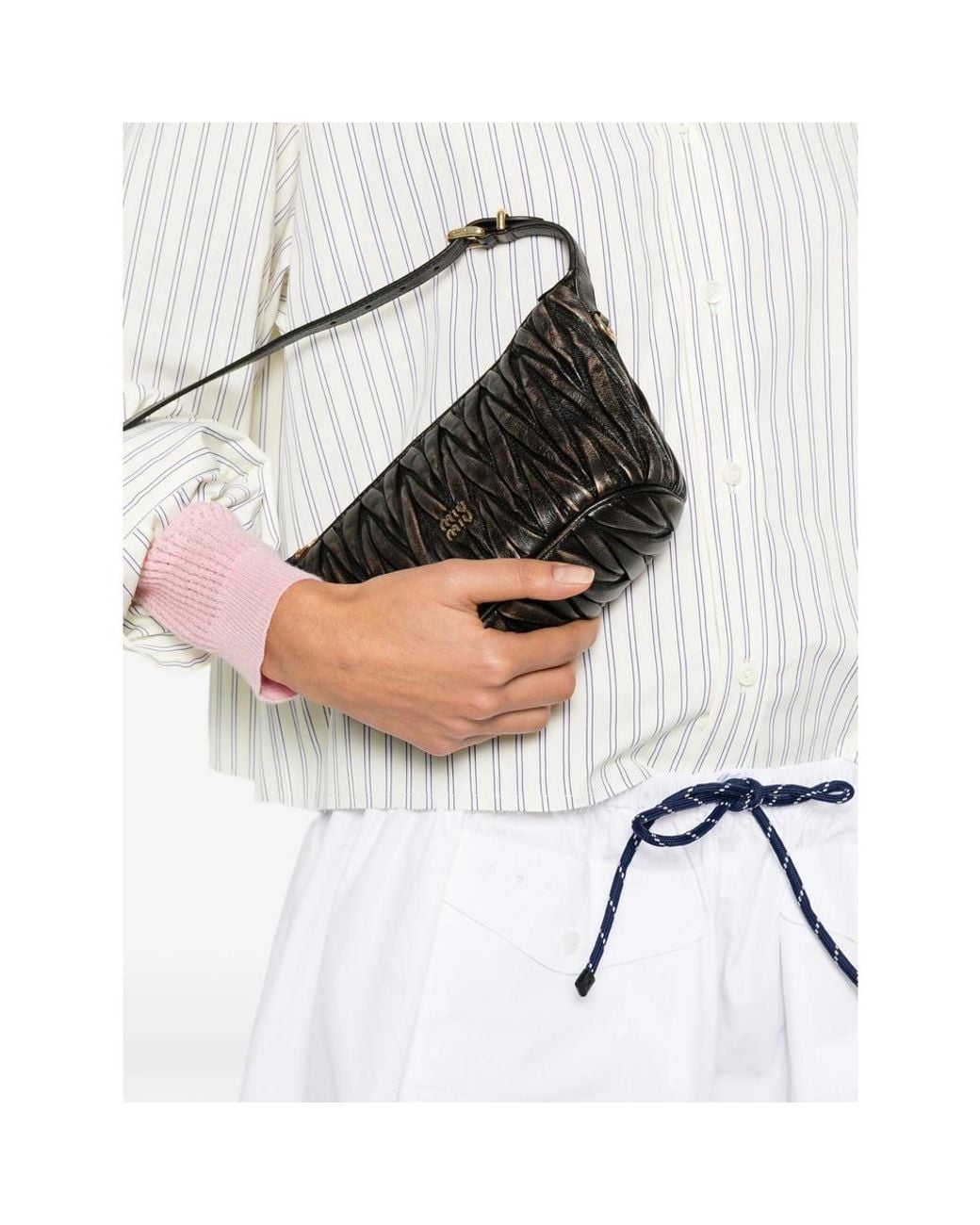 Miu Miu Black Shoulder Bags