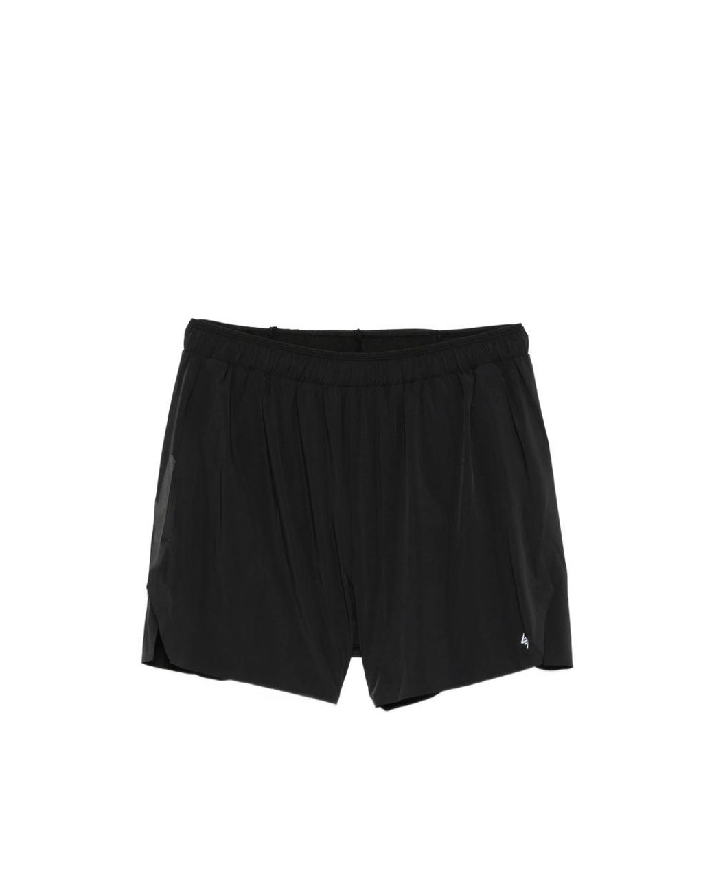 Represent Black Logo-Print Elasticated Shorts for men