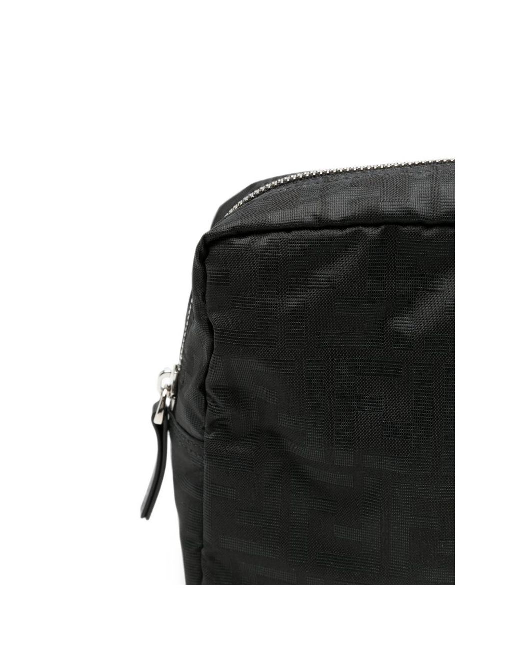 Fendi Black Ff Motif Clutch Bag for men