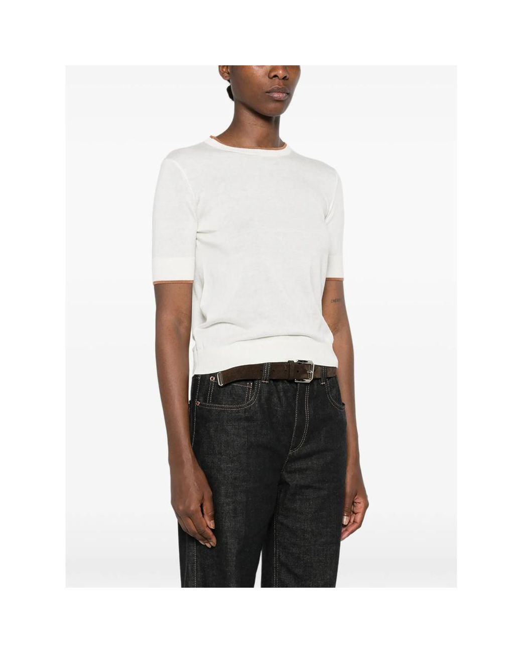 Max Mara White Tops