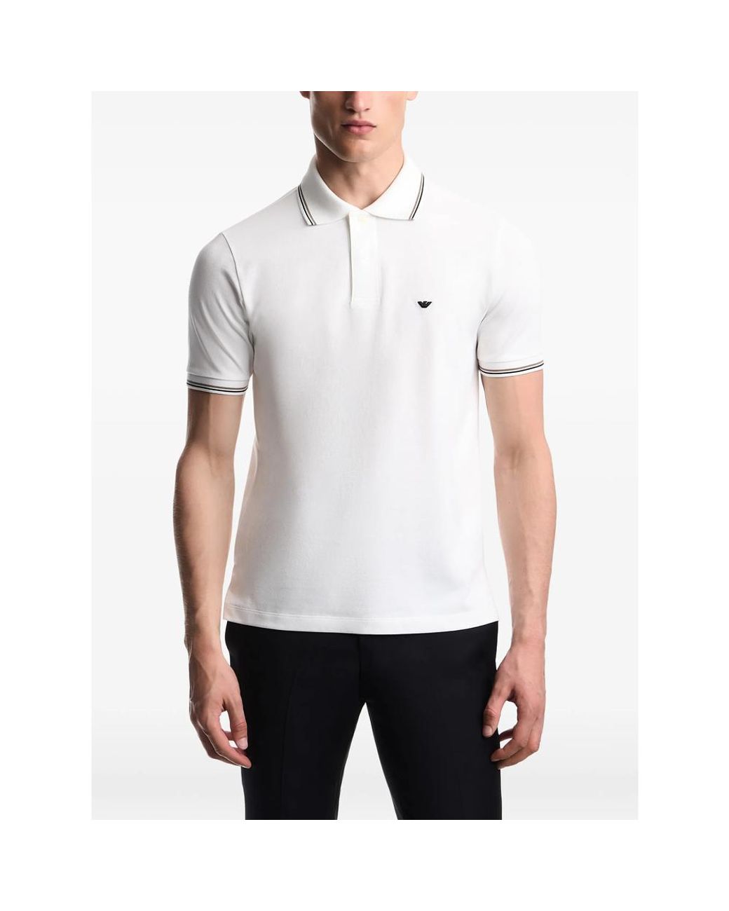 Emporio Armani White Sweater for men