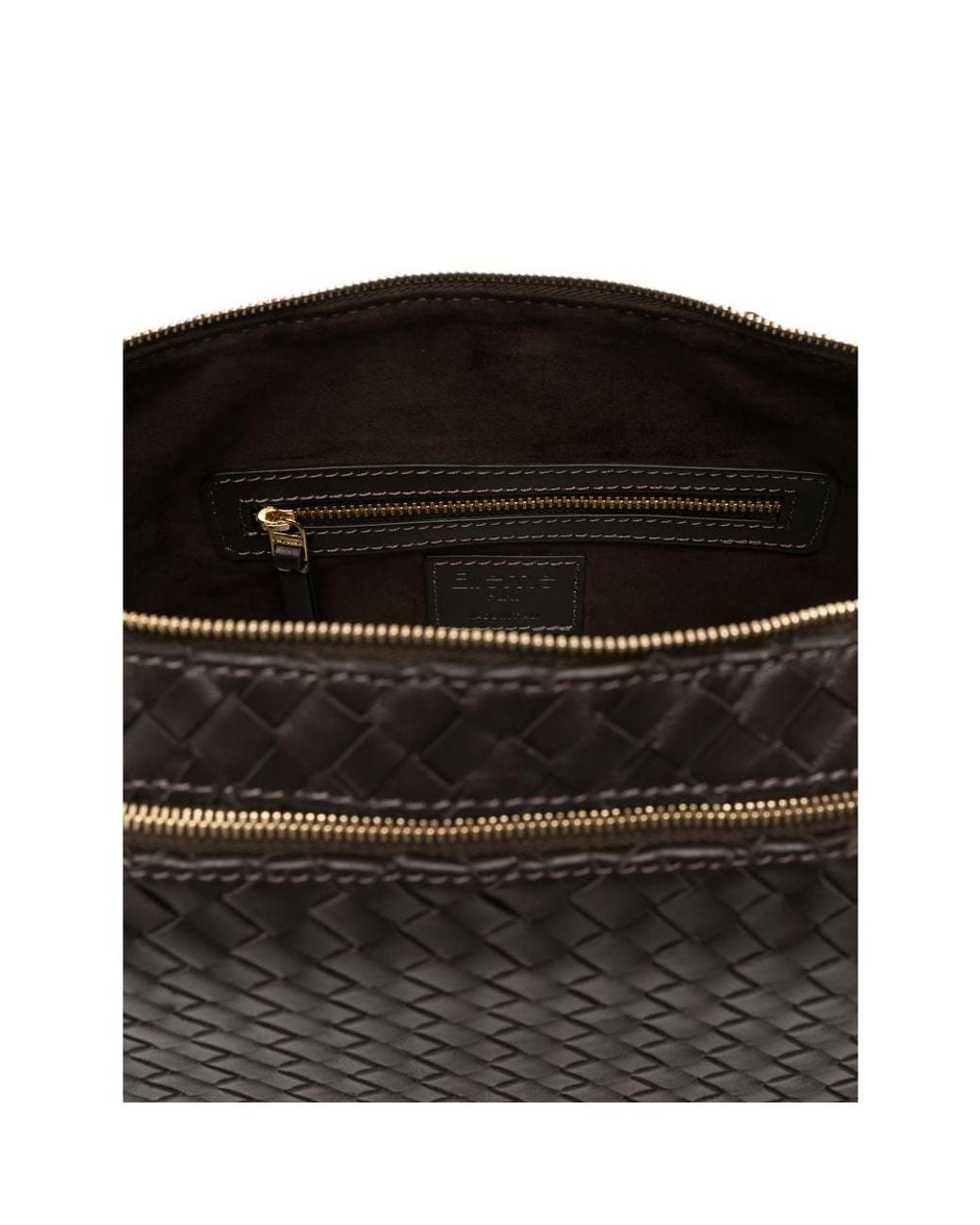 Elleme Black Large Trousse Leather Shoulder Bag