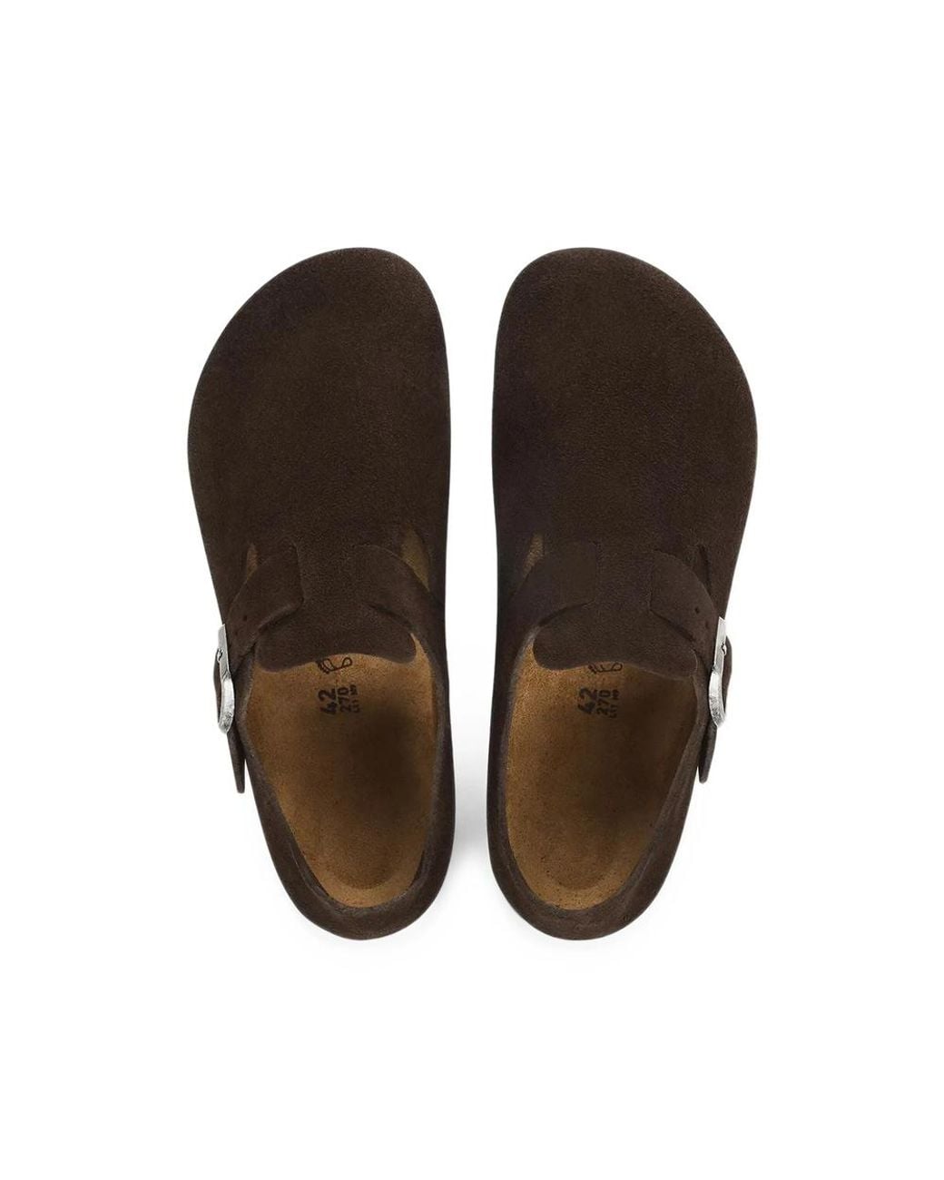 Birkenstock Brown London Buckle-Fastening Shoes for men