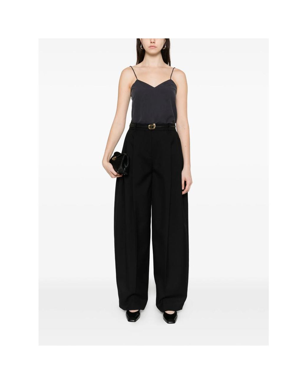 Max Mara Black Sleeveless Top