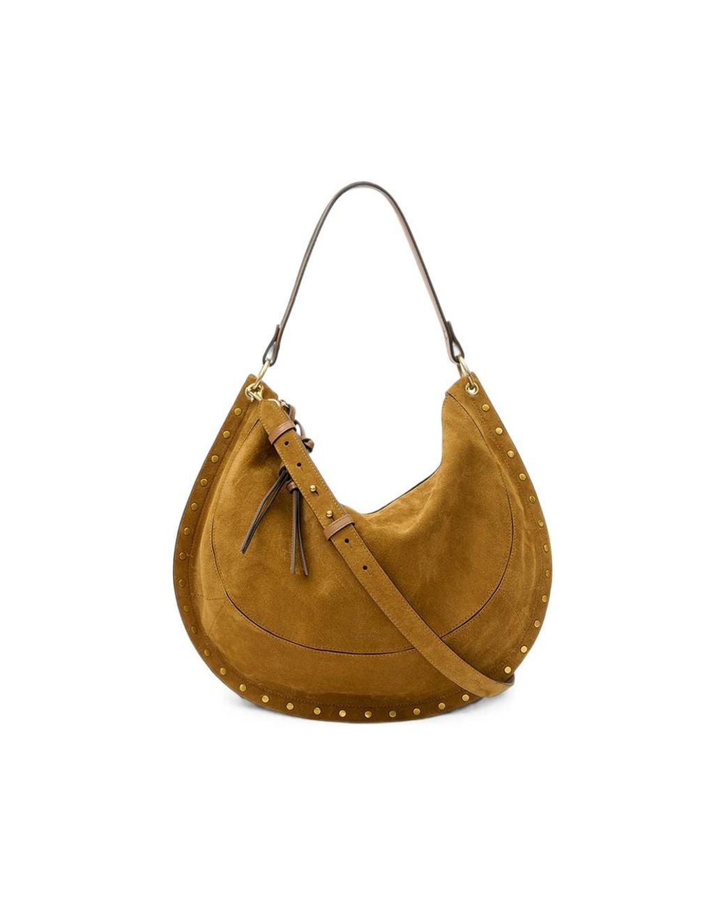 Isabel Marant Brown Oskan Soft L Suede Bag