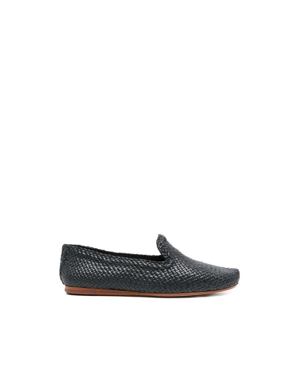 Dragon Diffusion Blue Woven Loafers