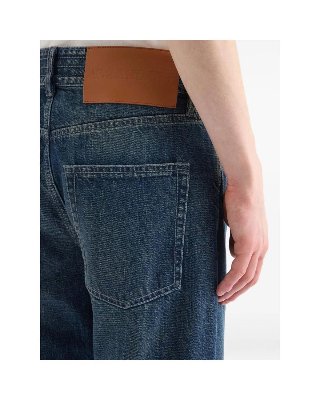 Jil Sander Blue Trousers for men