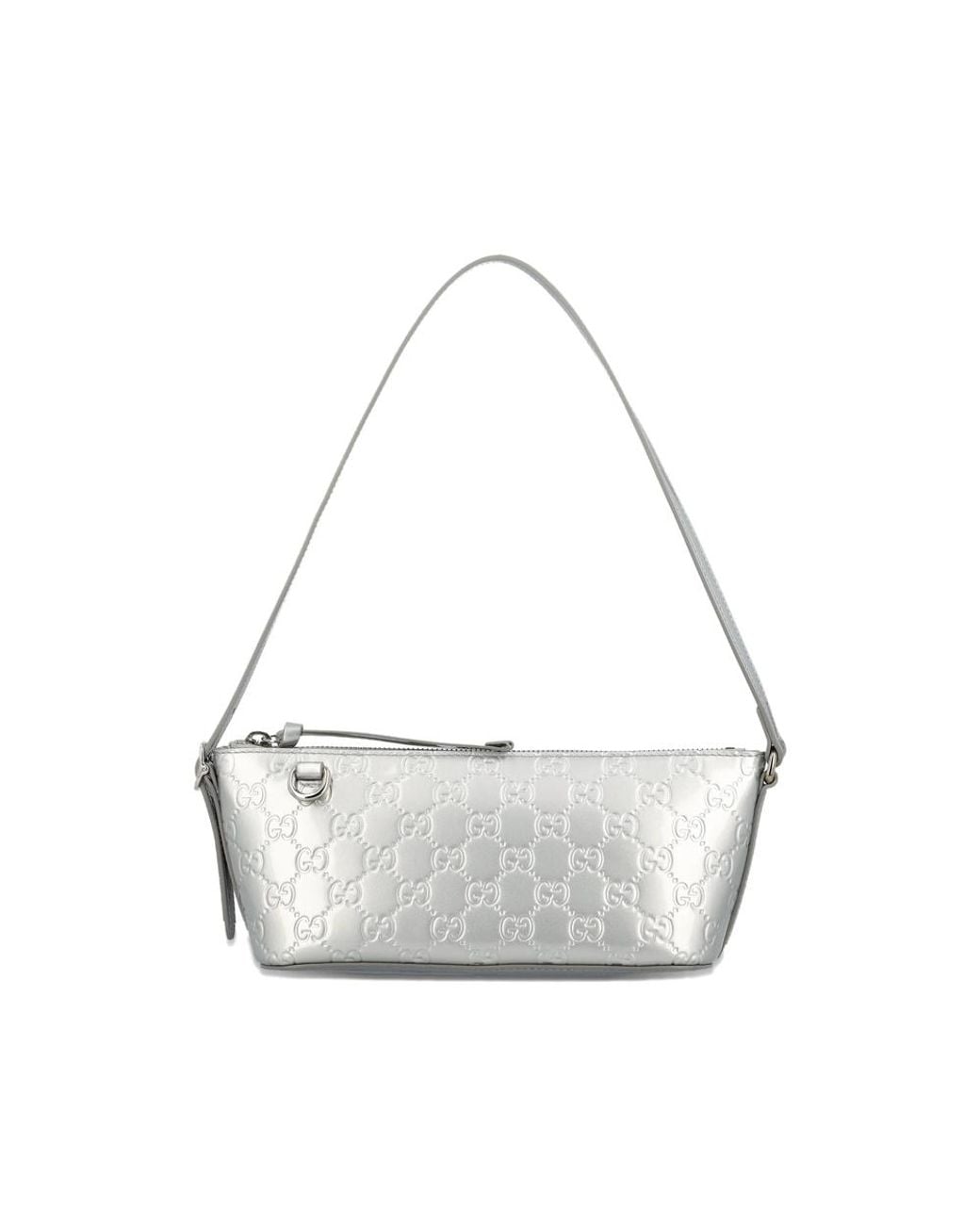 Gucci Metallic Gg Emblem Small Shoulder Bag