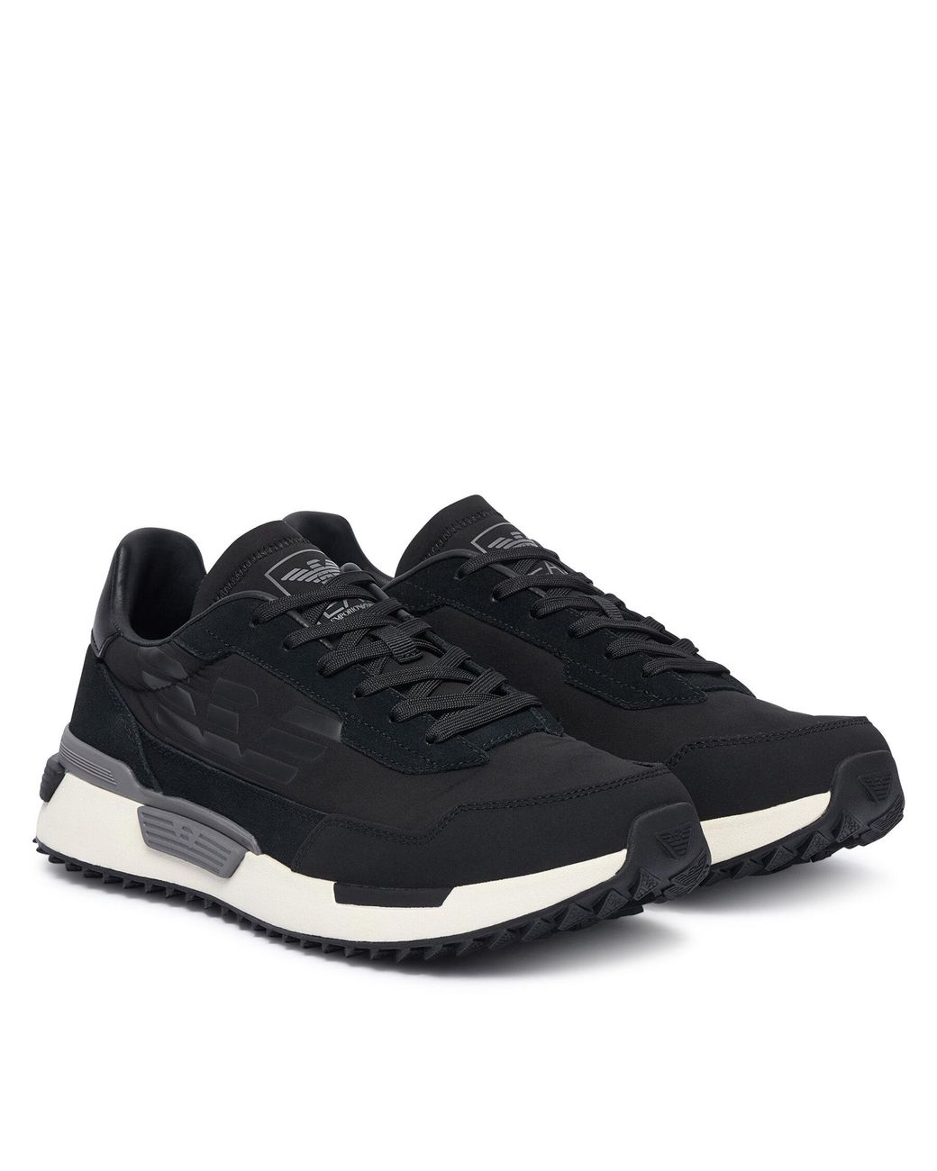 EA7 Sneakers Mit Logo in Blue für Herren