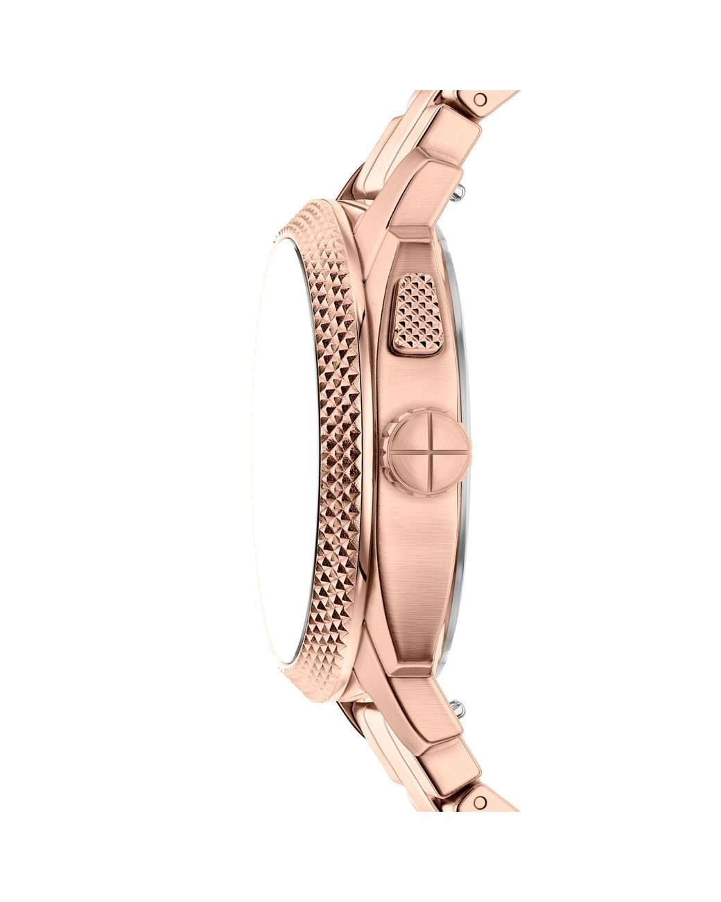 Fossil Quarzuhr Machine in Pink für Herren