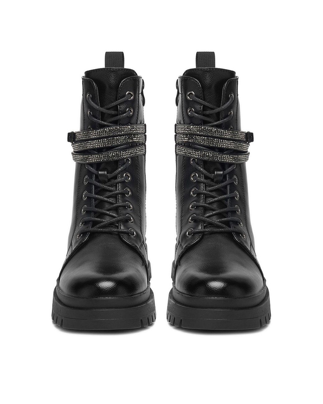 DeeZee Black Schnürschuhe 25302-1