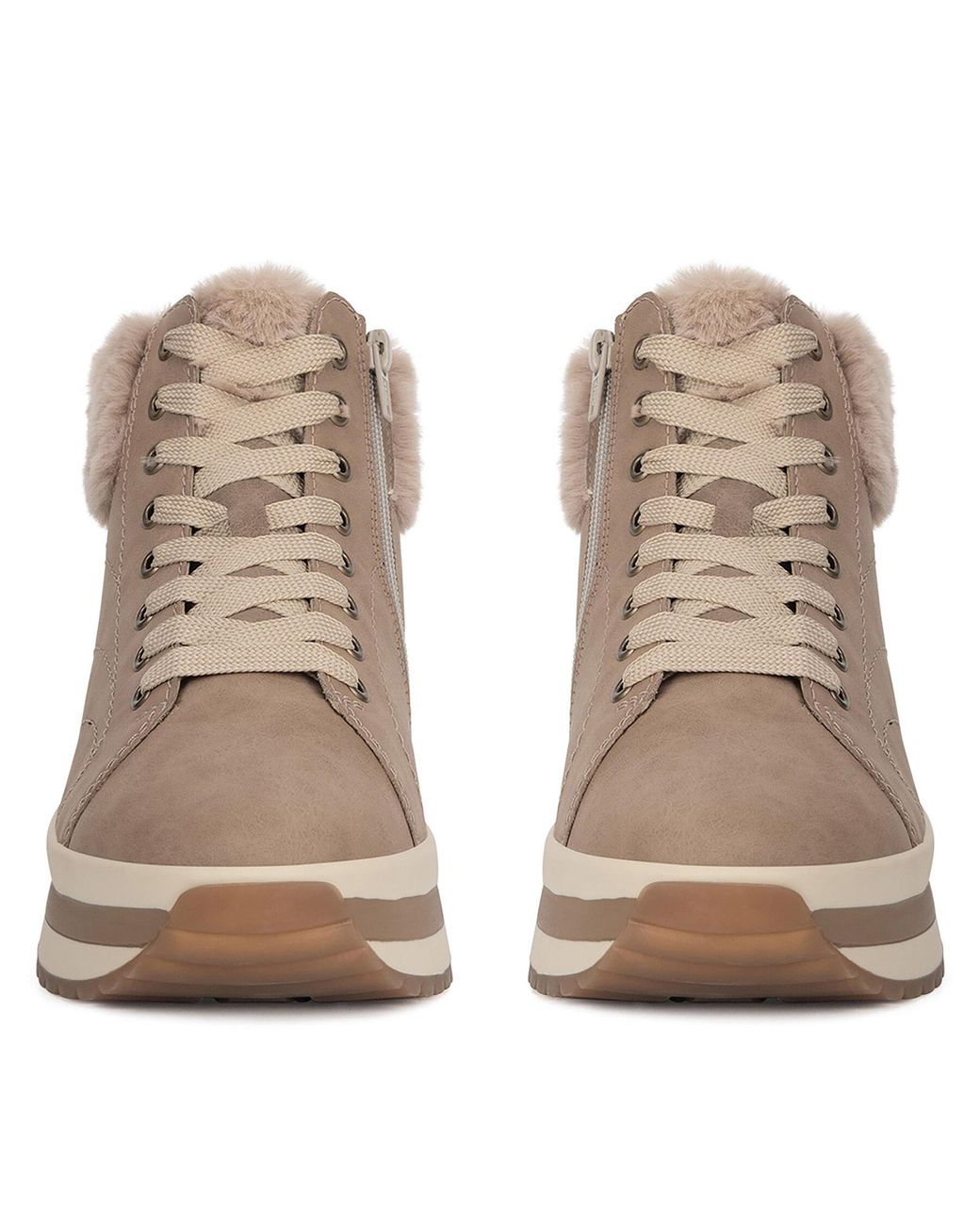 Rieker Revolution Lifestyle Natural Schnürschuhe W0961-20