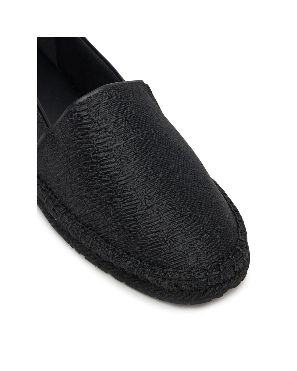 Calvin Klein Black Espadrilles Flat Espadrille