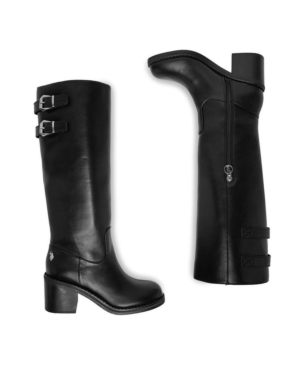 U.S. POLO ASSN. Black Stiefel Eo-Sabina001W/Ey1