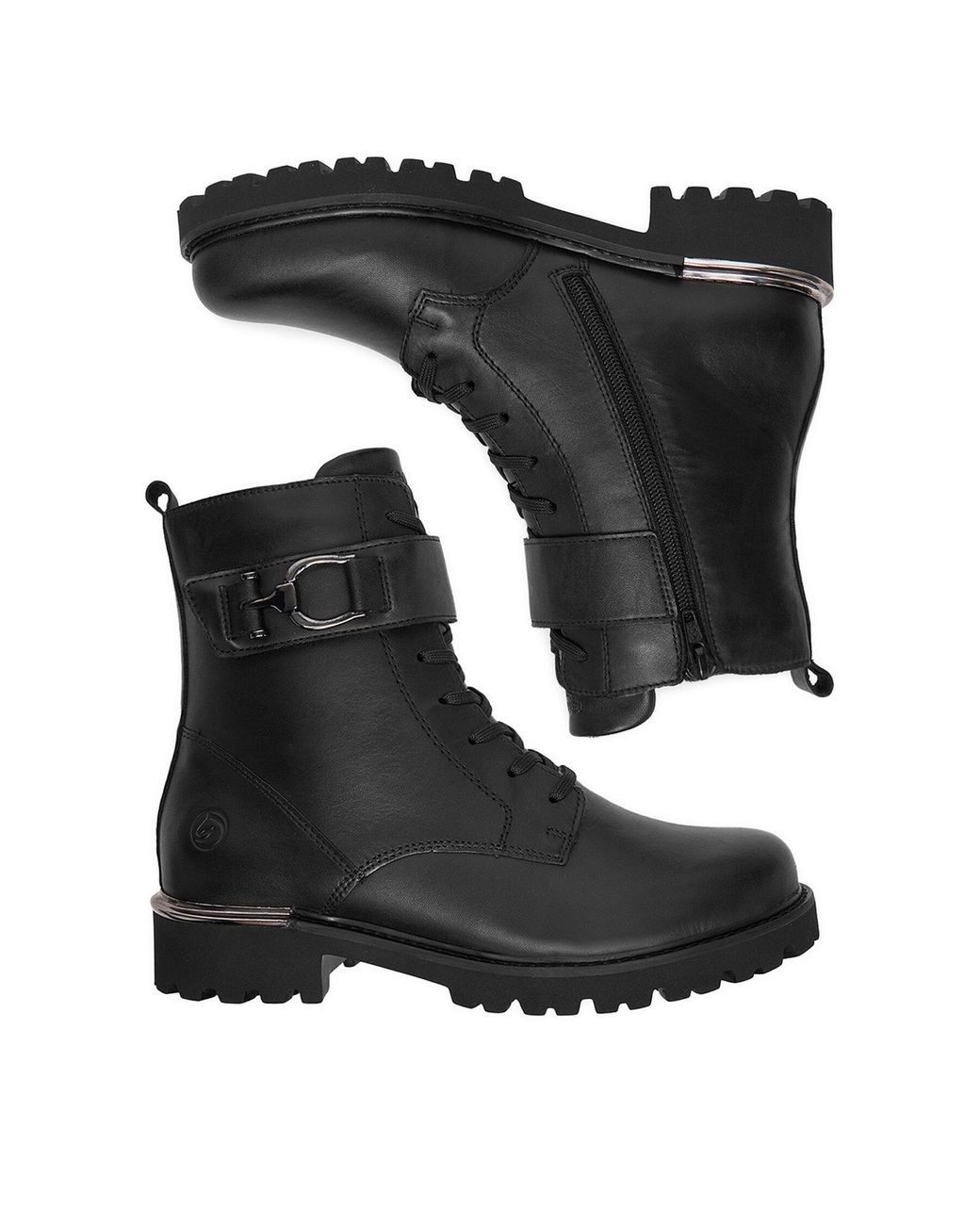 Remonte Black Schnürschuhe Ceo-D8657-00