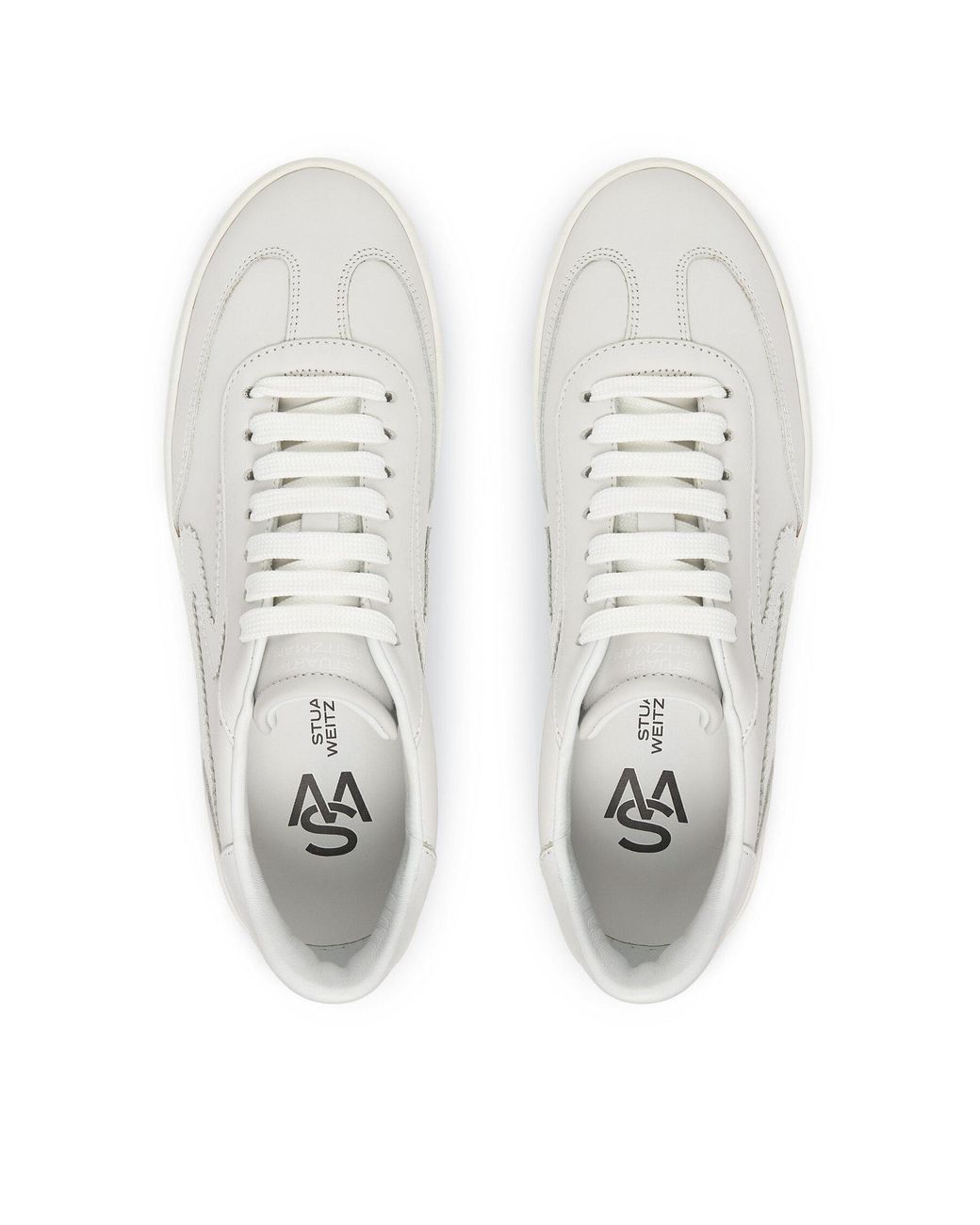 Stuart Weitzman White Sneakers Runaround Sl059