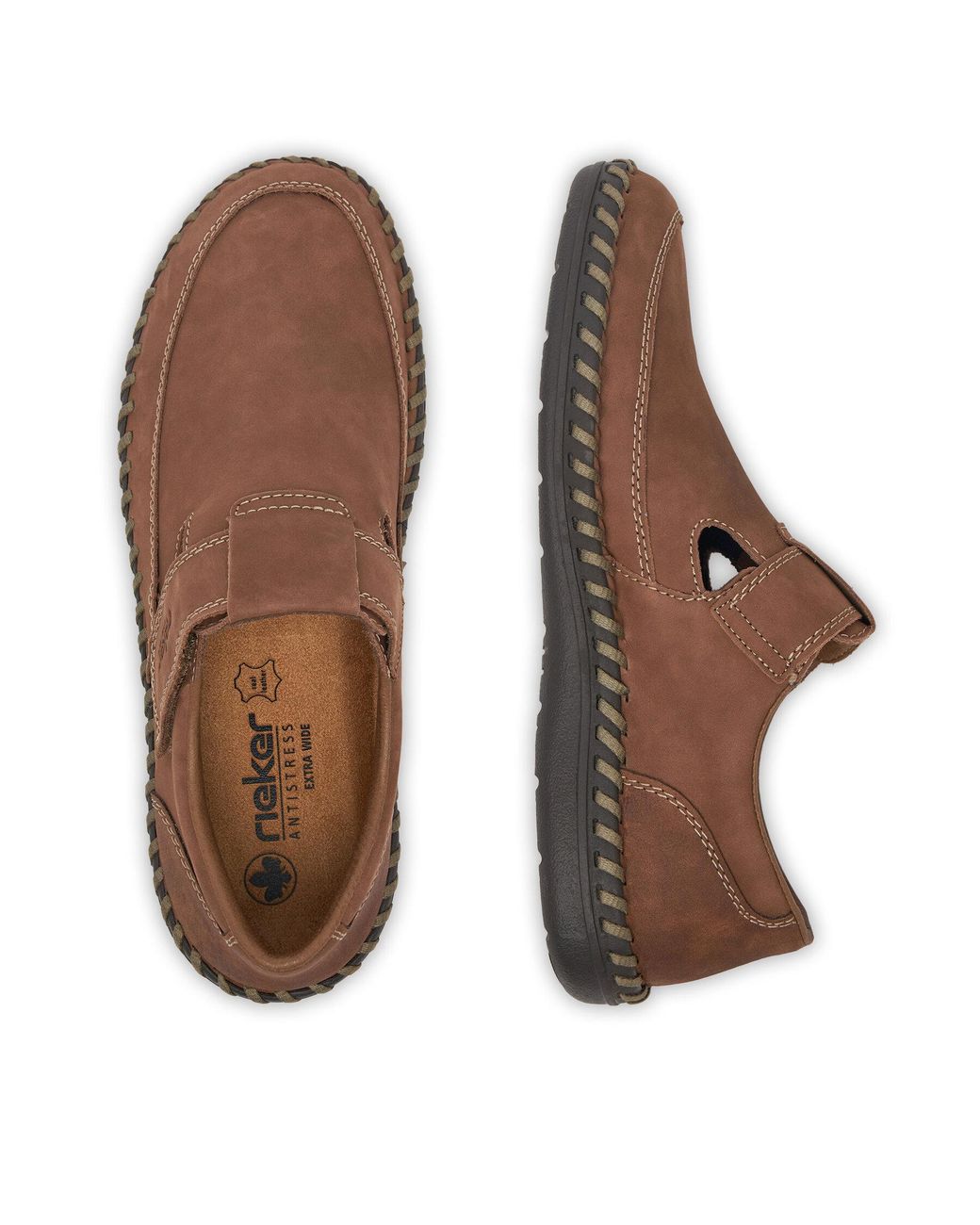 Rieker Halbschuhe B2452-24 in Brown für Herren
