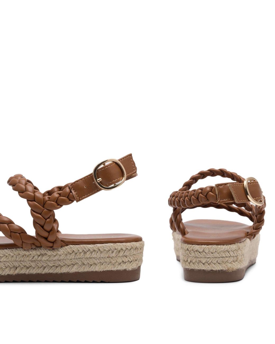 DeeZee Brown Espadrilles E8875-1
