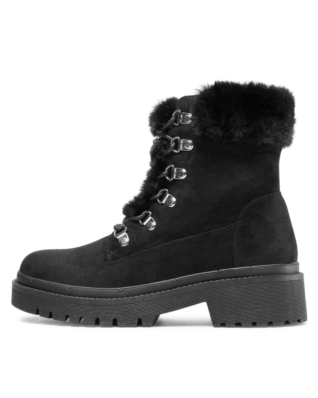DeeZee Black Schnürschuhe Ws2001-06