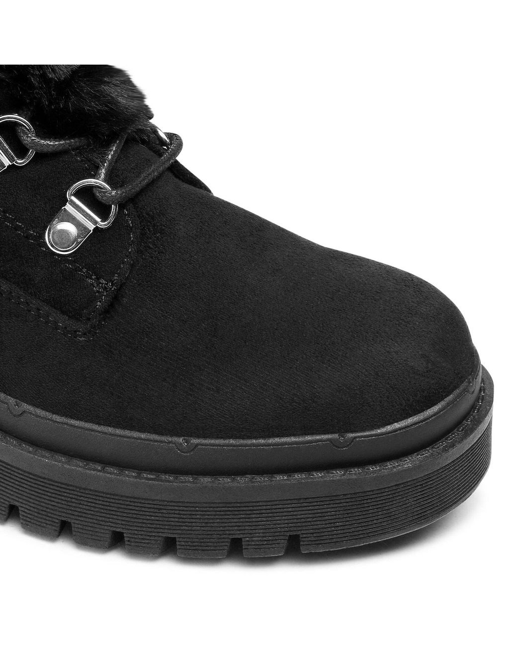 DeeZee Black Schnürschuhe Ws2001-06