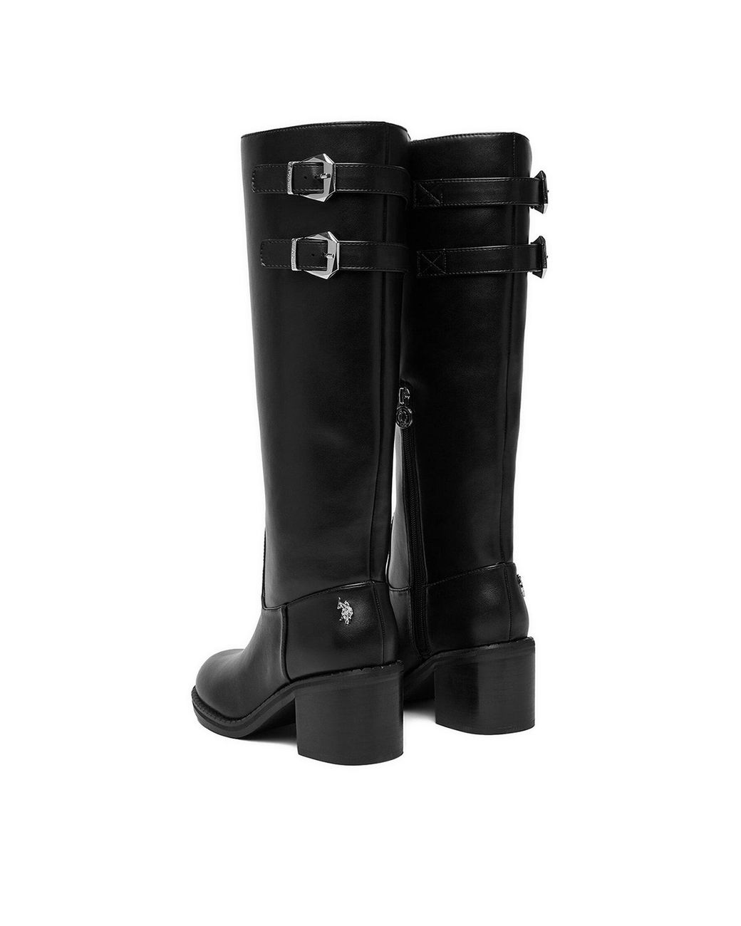 U.S. POLO ASSN. Black Stiefel Eo-Sabina001W/Ey1