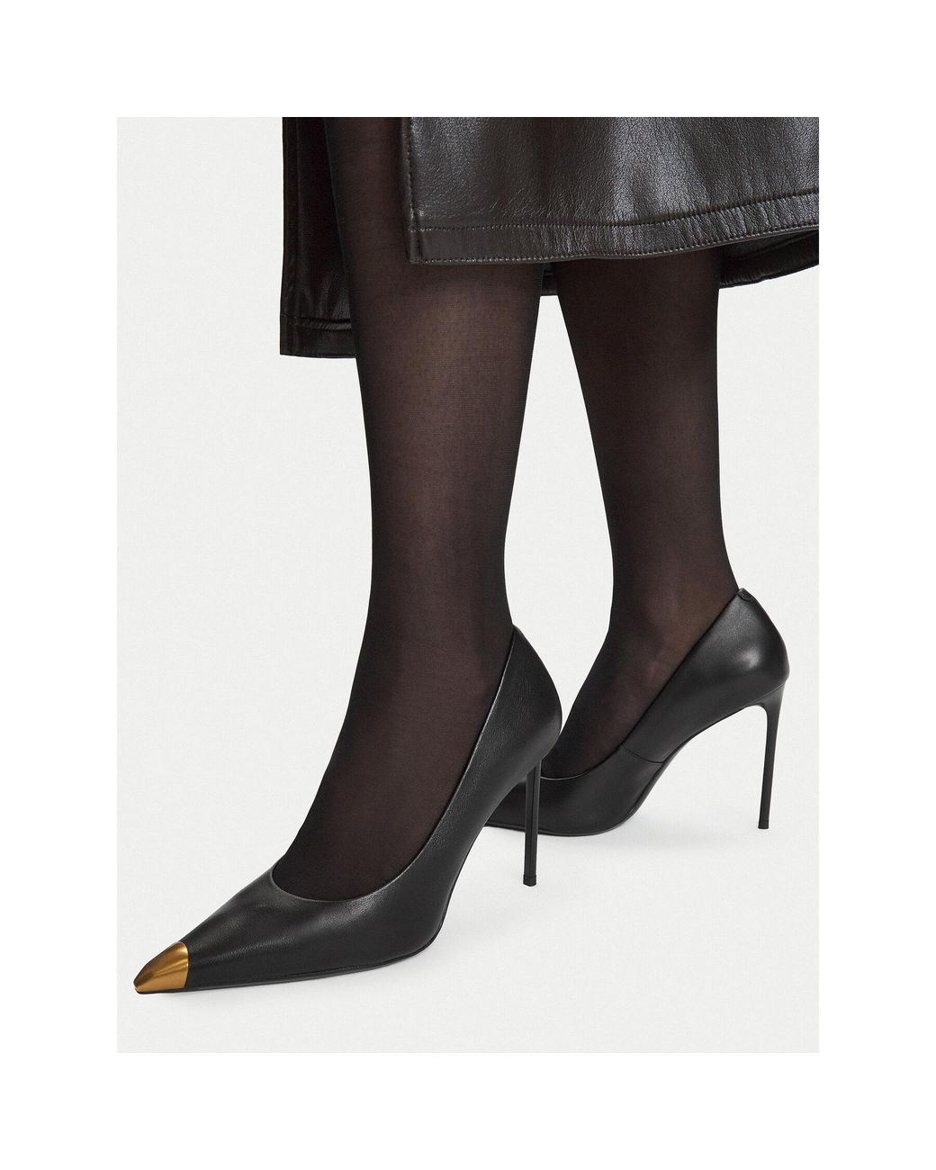 EVA MINGE Black High Heels Eo-Lt26117-1-1