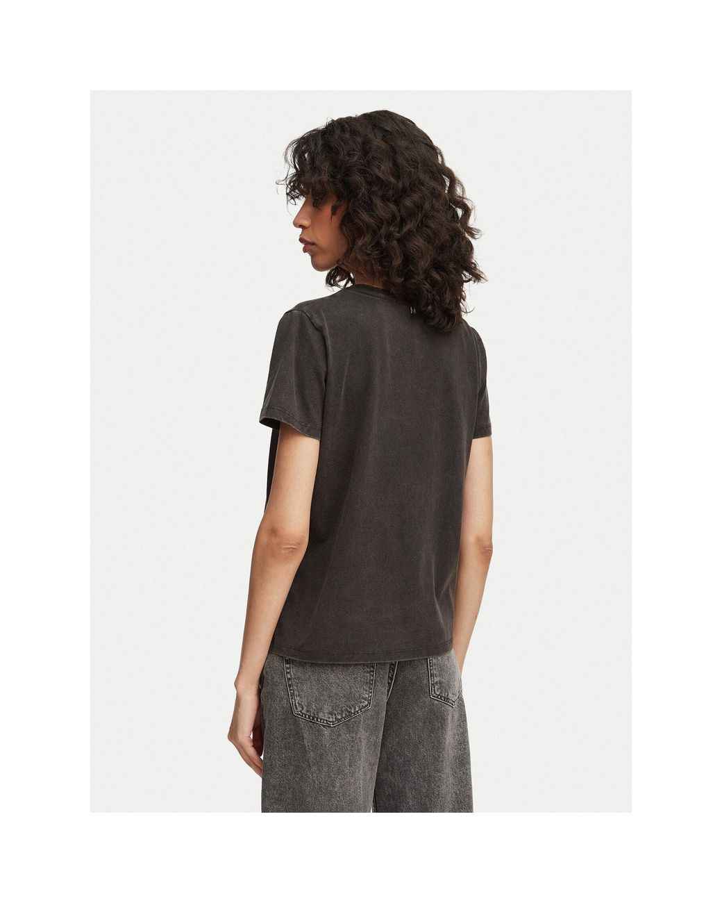 Lola Casademunt Black T-Shirt Ms2615050 Regular Fit