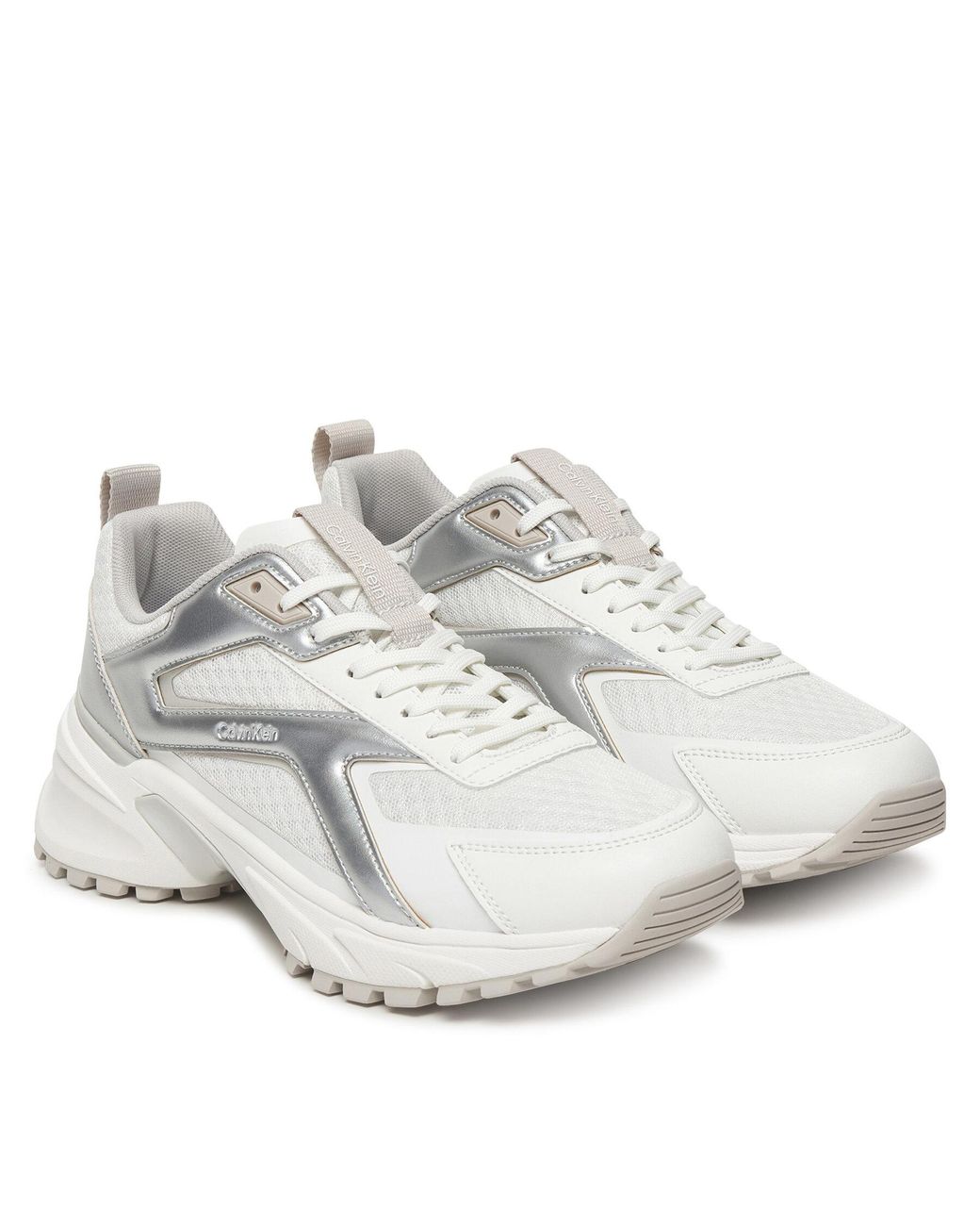 Calvin Klein White Wanderschuhe