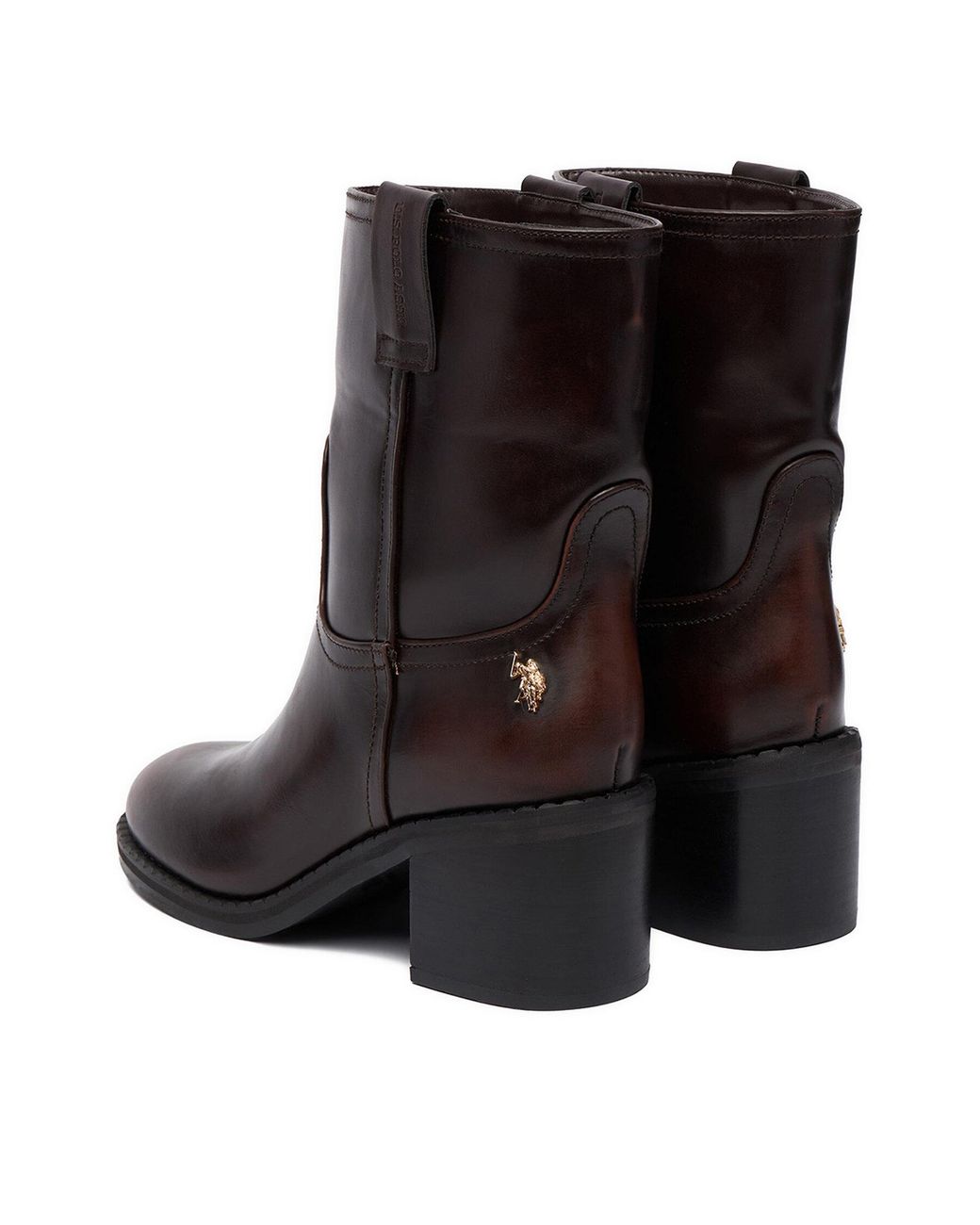 U.S. POLO ASSN. Brown Stiefeletten Eo-Katia001W/Ey1