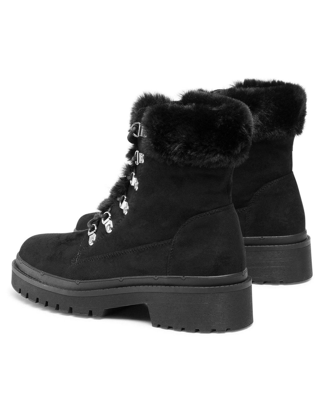 DeeZee Black Schnürschuhe Ws2001-06