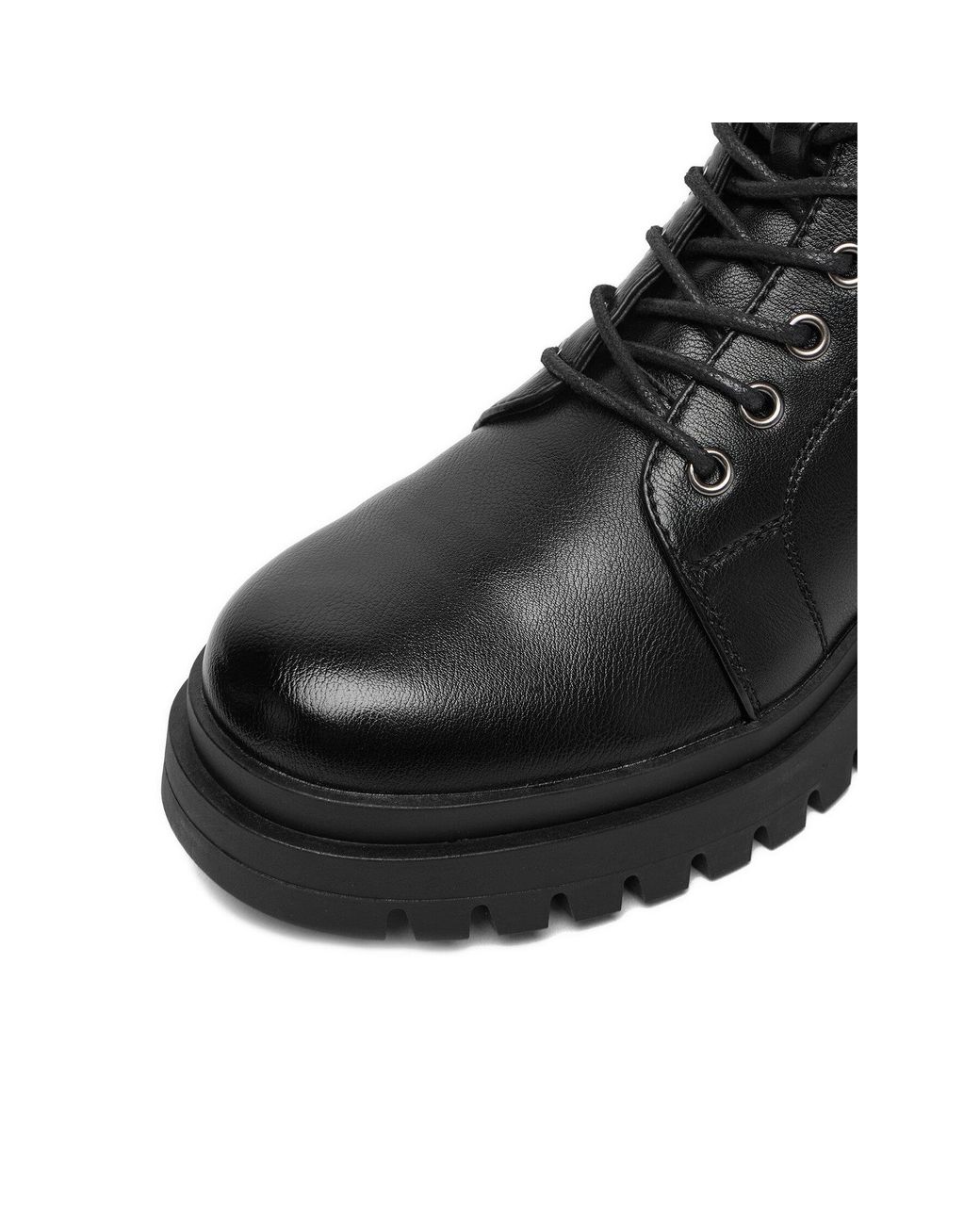 DeeZee Black Schnürschuhe 25302-1