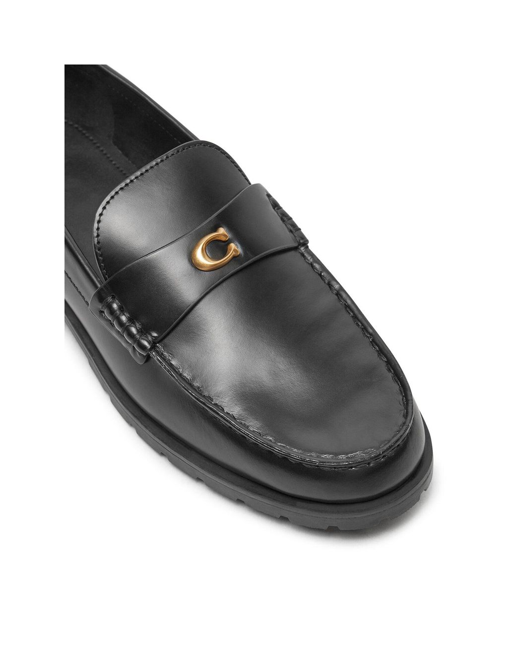 COACH Black Mokassins Cw980