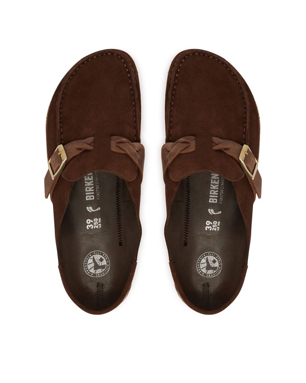 Birkenstock Brown Pantoletten Buckley Braided 1031435