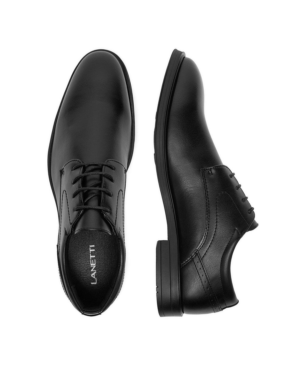 Lanetti Halbschuhe Ceo-M33606-5 in Black für Herren