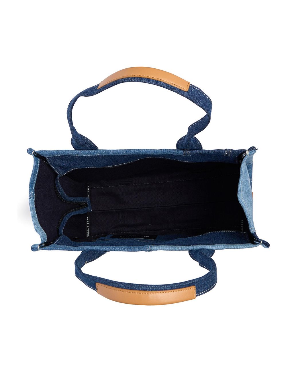 Marc Jacobs Blue Der Denim große Einkaufstasche