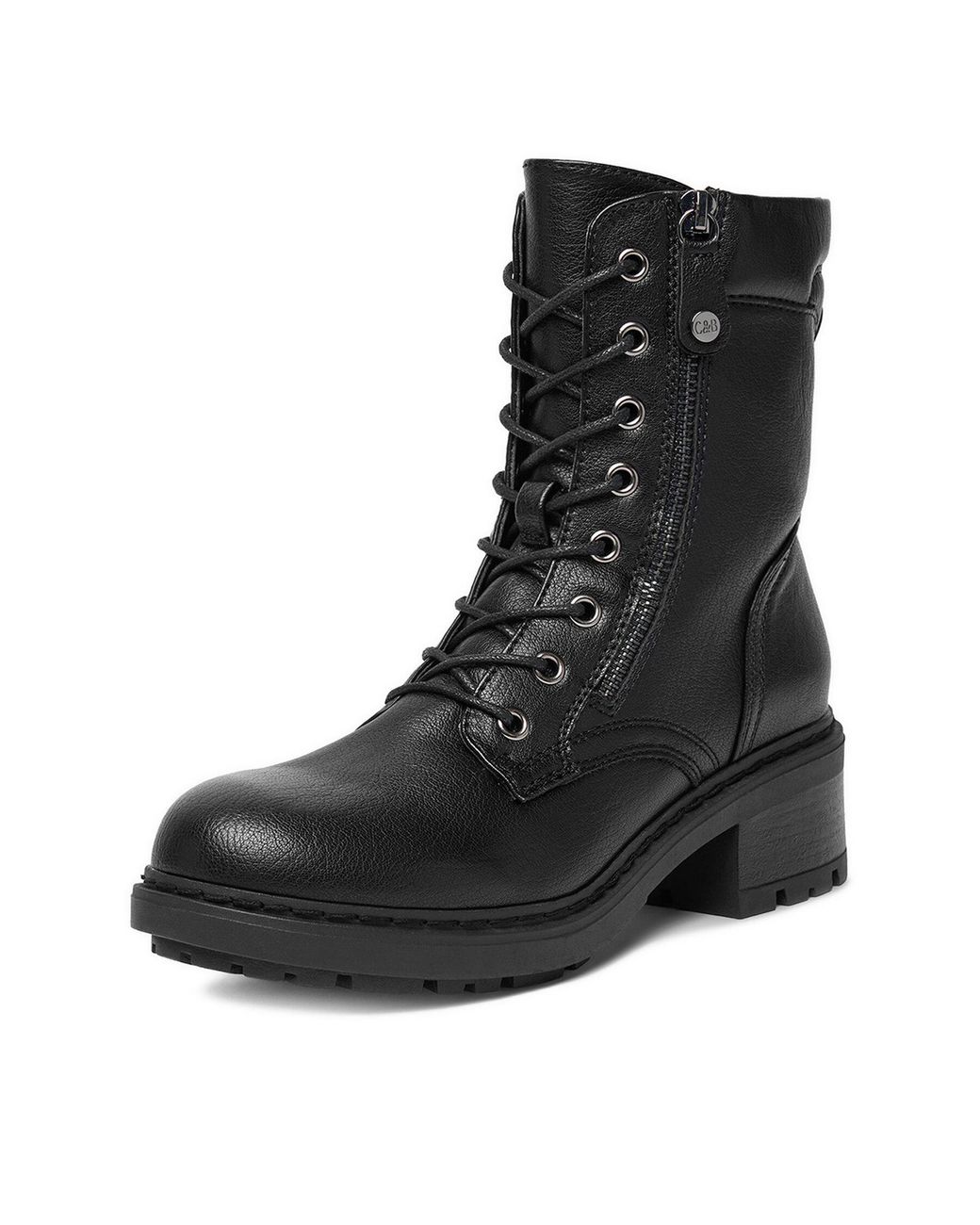 Clara Barson. Black Schnürschuhe Ceo-Ws6396-05