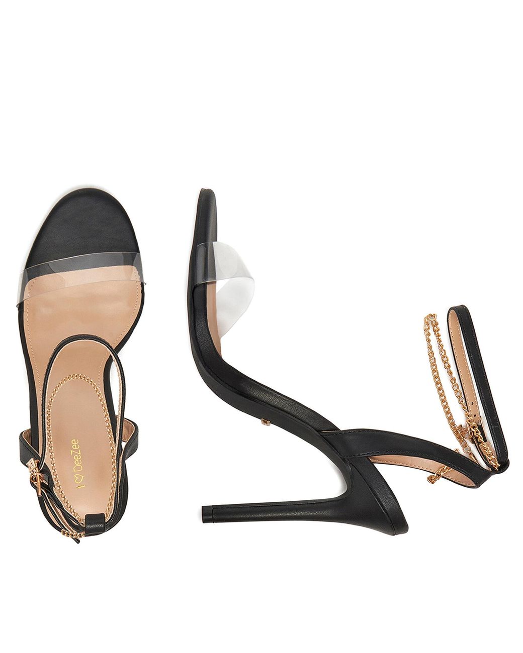 DeeZee Black Sandalen Rk0412-2