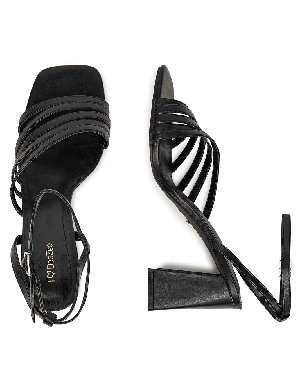 DeeZee Black Sandalen Le527-5