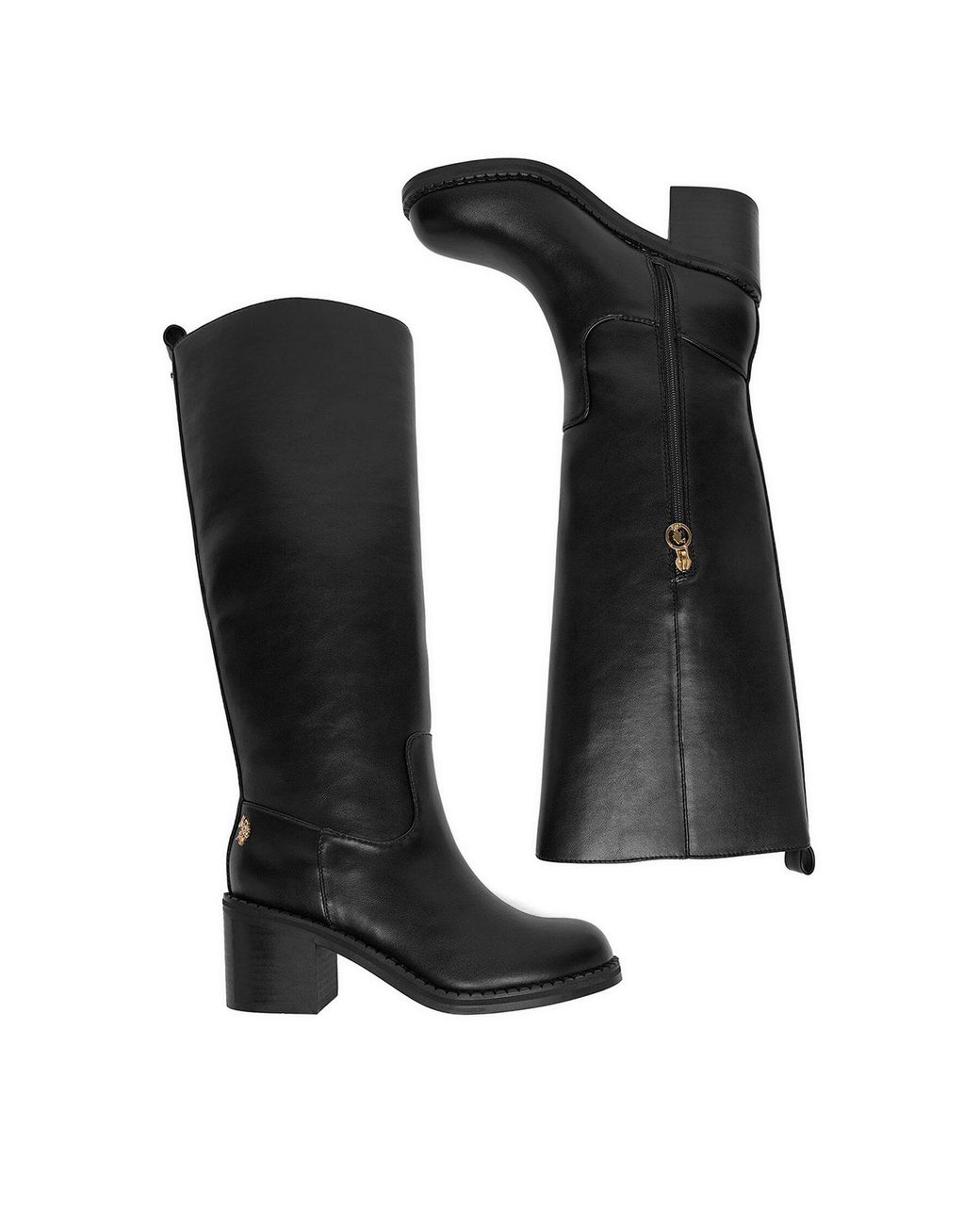 U.S. POLO ASSN. Black Stiefel Eo-Sabina002W/Ey1