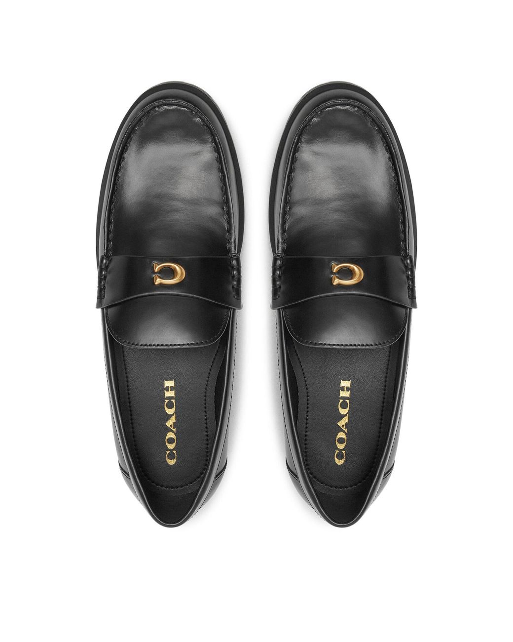 COACH Black Mokassins Cw980