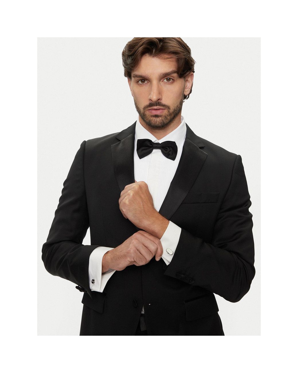 HUGO Manschettenknöpfe E-Classic 50494892 in Black für Herren