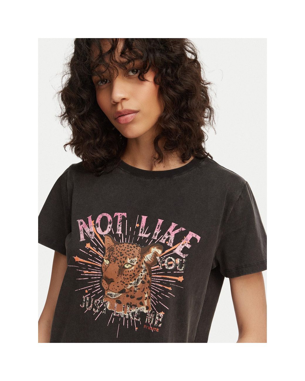 Lola Casademunt Black T-Shirt Ms2615050 Regular Fit