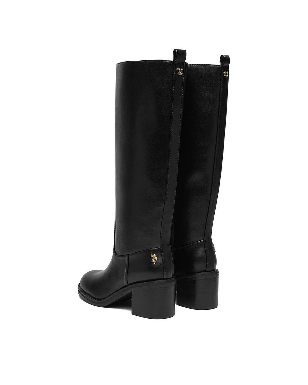 U.S. POLO ASSN. Black Stiefel Eo-Sabina002W/Ey1