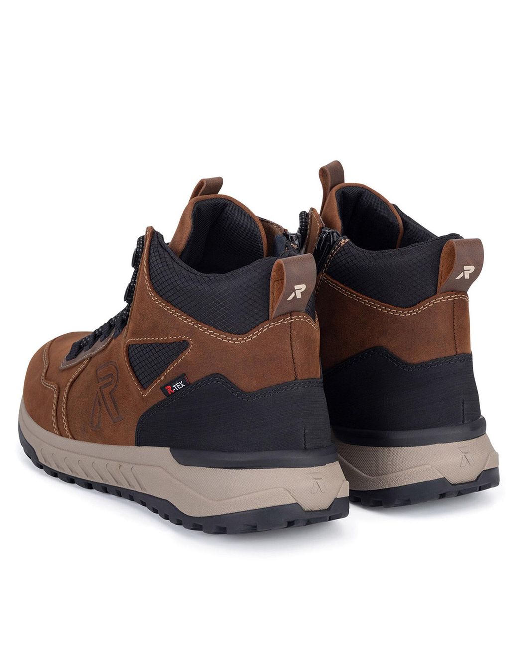 Rieker Revolution Lifestyle Schnürschuhe U0172-22 in Brown für Herren