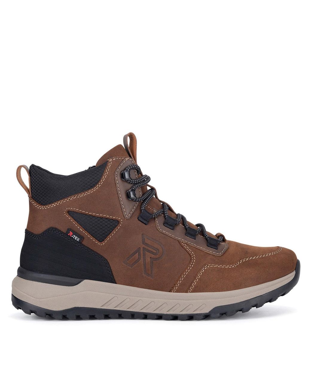 Rieker Revolution Lifestyle Schnürschuhe U0172-22 in Brown für Herren