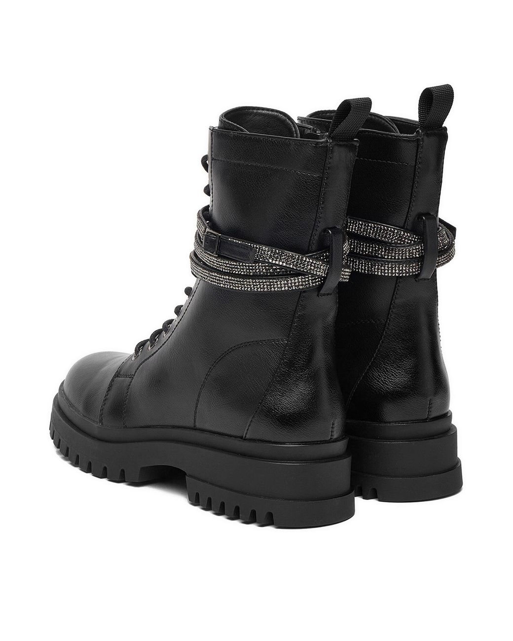 DeeZee Black Schnürschuhe 25302-1