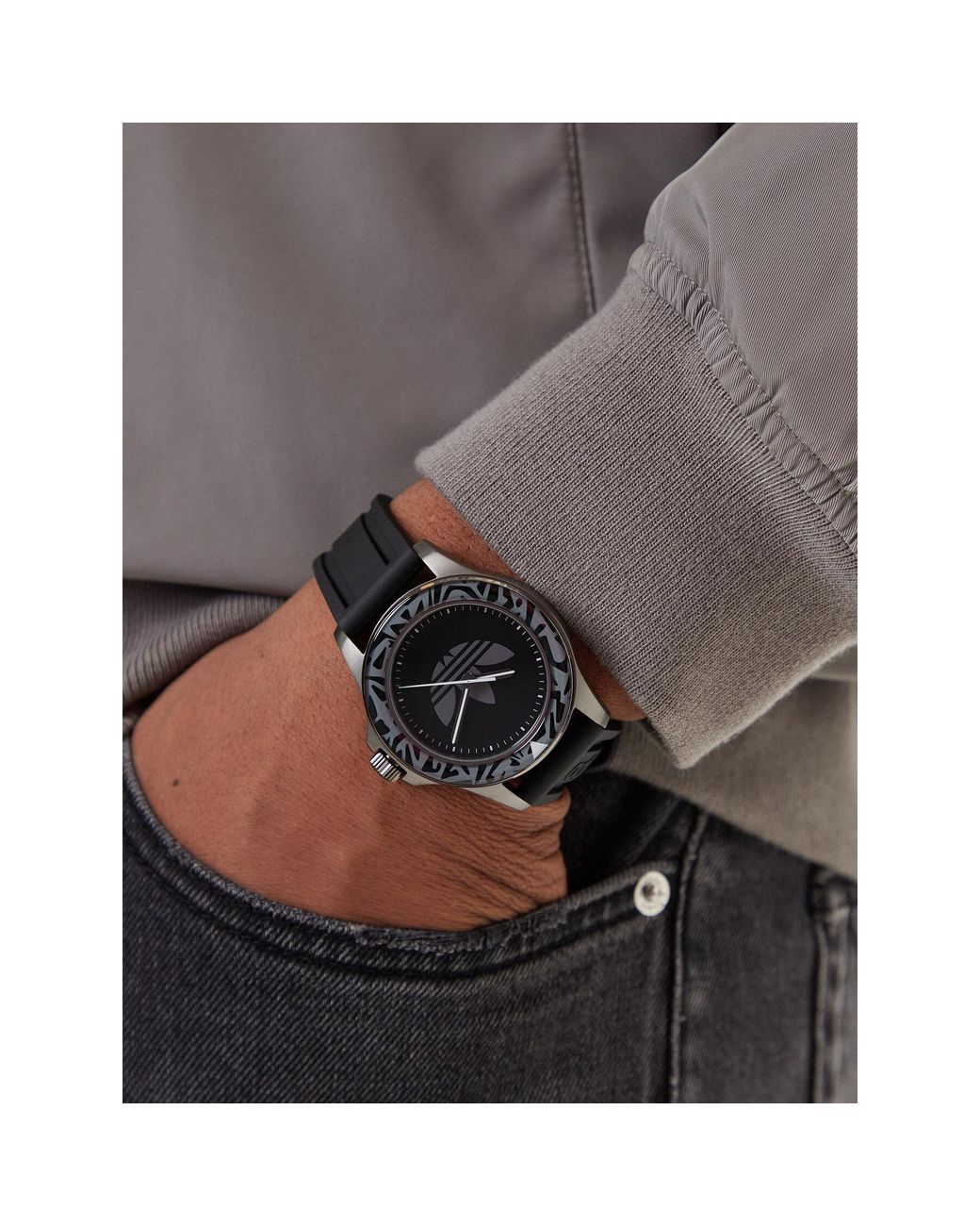 Adidas Uhr Expression One Aofh24511 in Black für Herren