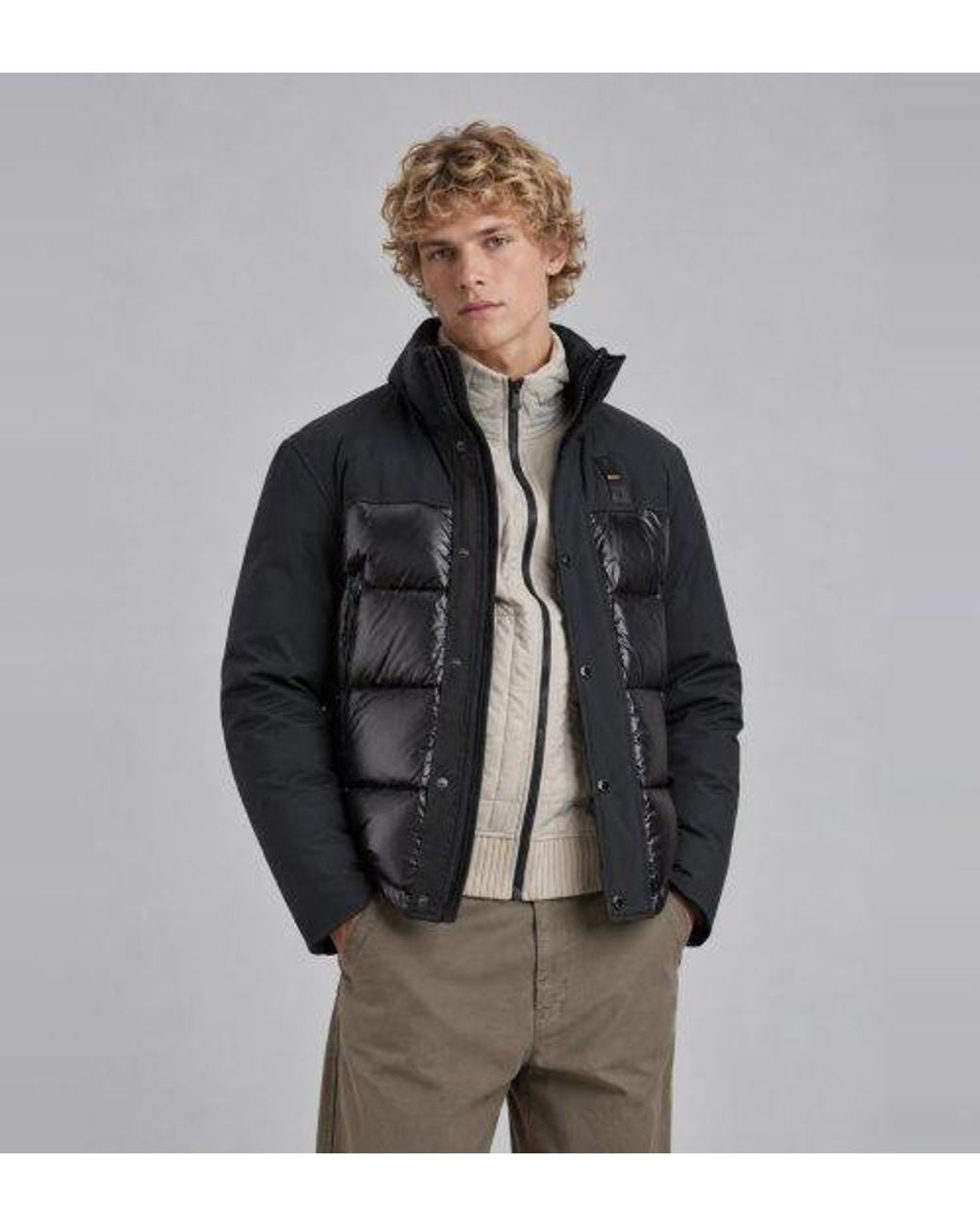 Doudoune Brook Noire Blauer pour homme en coloris Black
